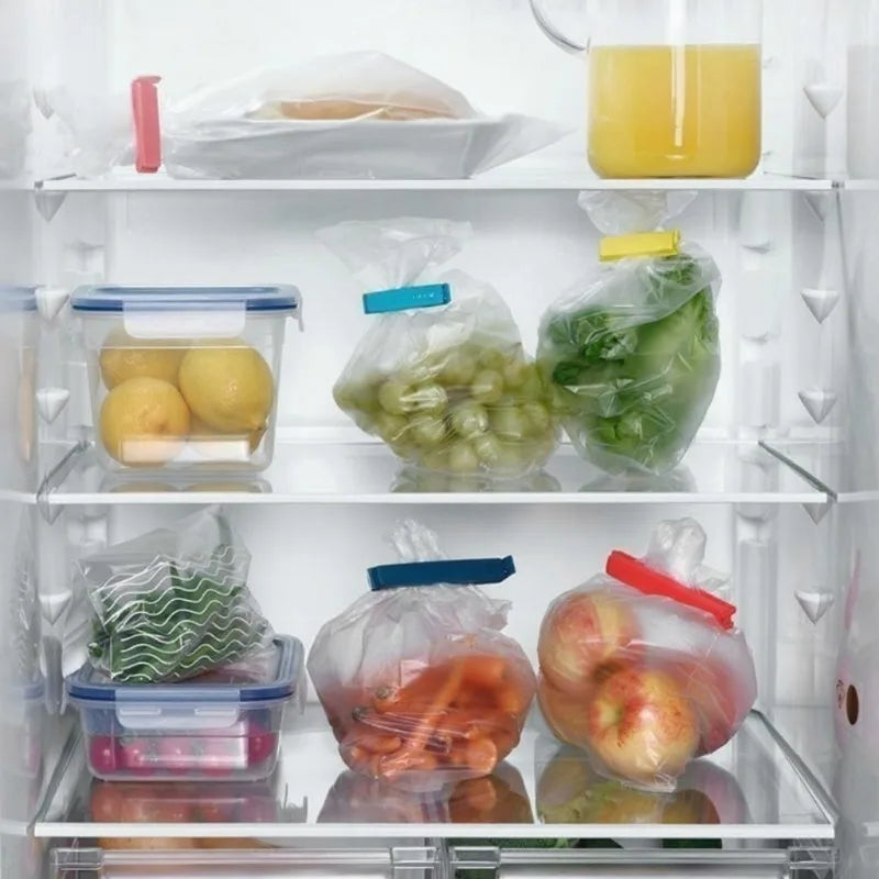 Portable New Kitchen Storage Food Snack Seal Sealing Bag Clips Sealer Clamp Plastic Tool Kitchen Accessories