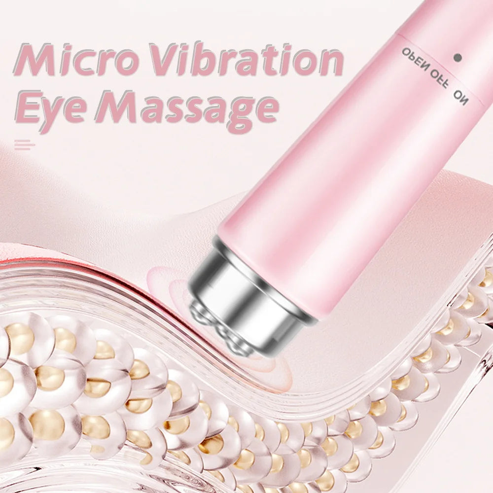 4 in 1 Electric Eye Massager Micro Vibration Facial Beauty Instrument for Relax Eye Dark Circles Eye Bags Puffiness Eye Massage