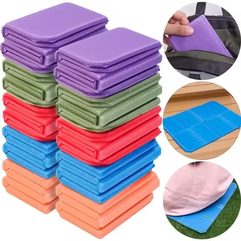 Beach Camping Mat XPE Outdoor Cushion Folding Foam Portable Picnic Mat Dirt Moisture-Prevent Folding Seat Cushion Camping Pad