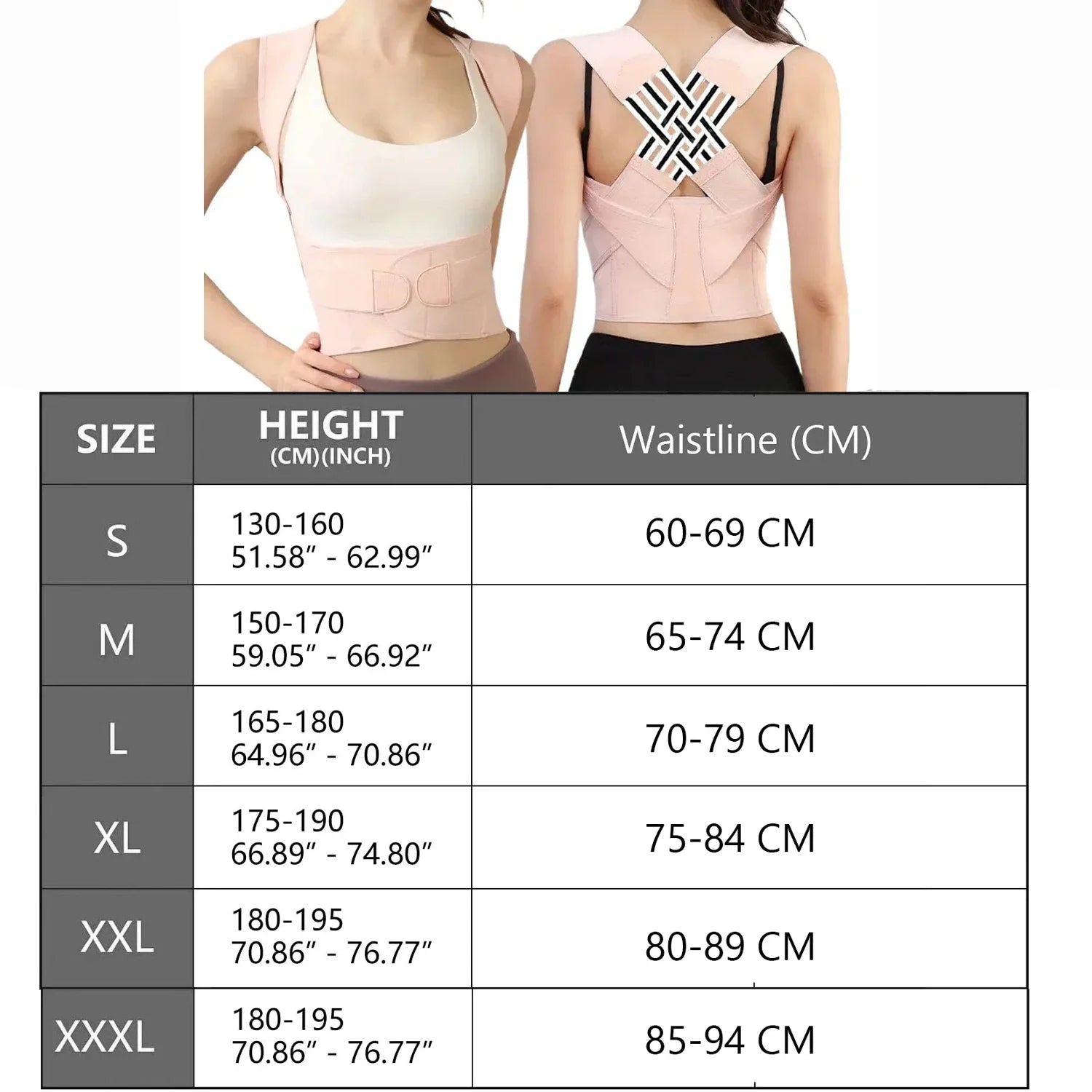 Posture Corrector for Women, Adjustable Shoulder Posture Brace, Back Straightener Posture, Used for Middle Upper Spine