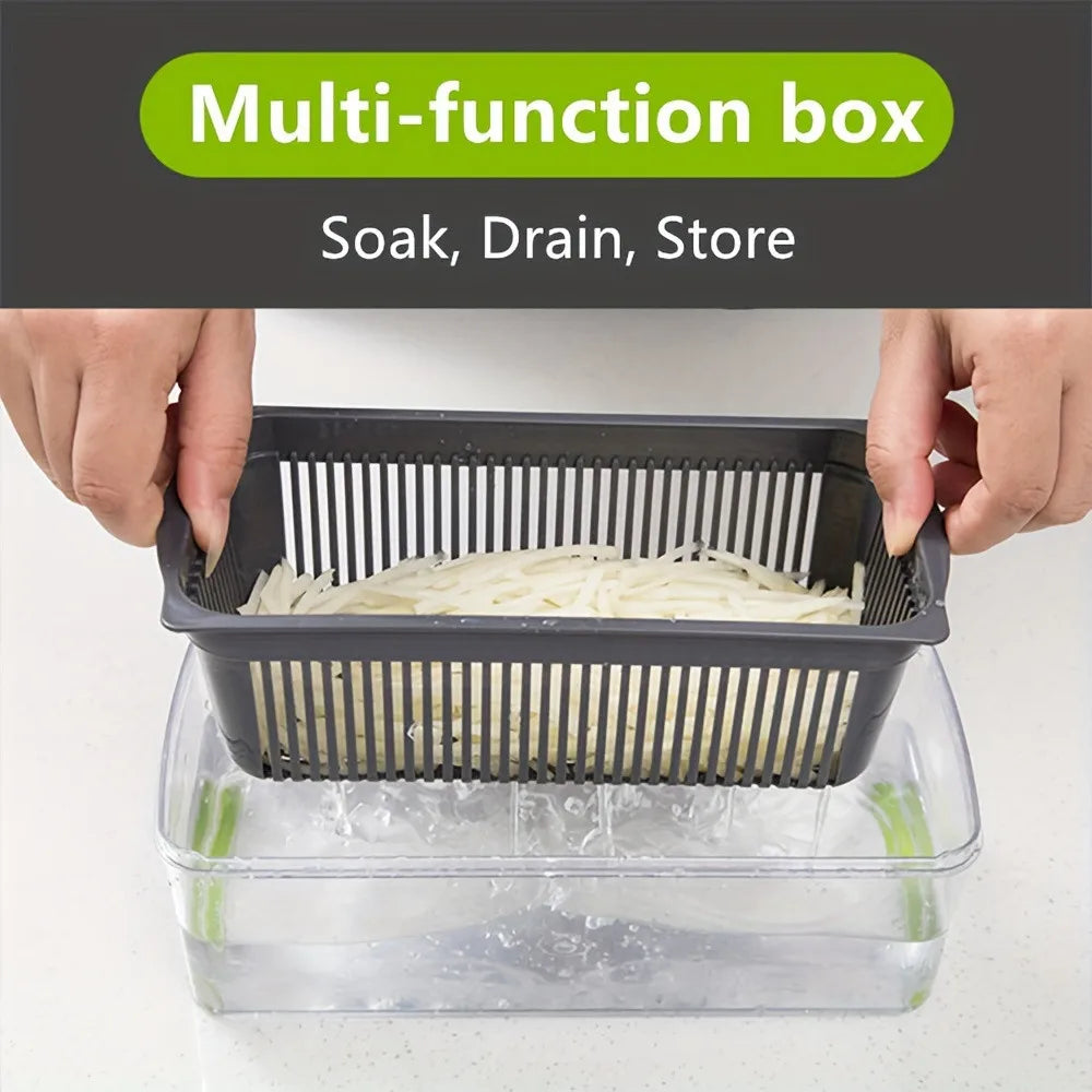 Multifunctional Vegetable Chopper Handle Food Grate Food Chopper Vegetable Slicer Dicer Cut Kitchen Items Onion Chopper ﻿