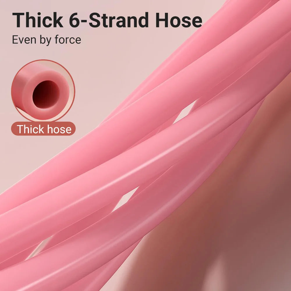 6-Tube Resistance Band Multi Function Tension Rope Fitness Bands 6-Tube Elastic Yoga Pedal Puller For Sports Exercises At Gym For Women