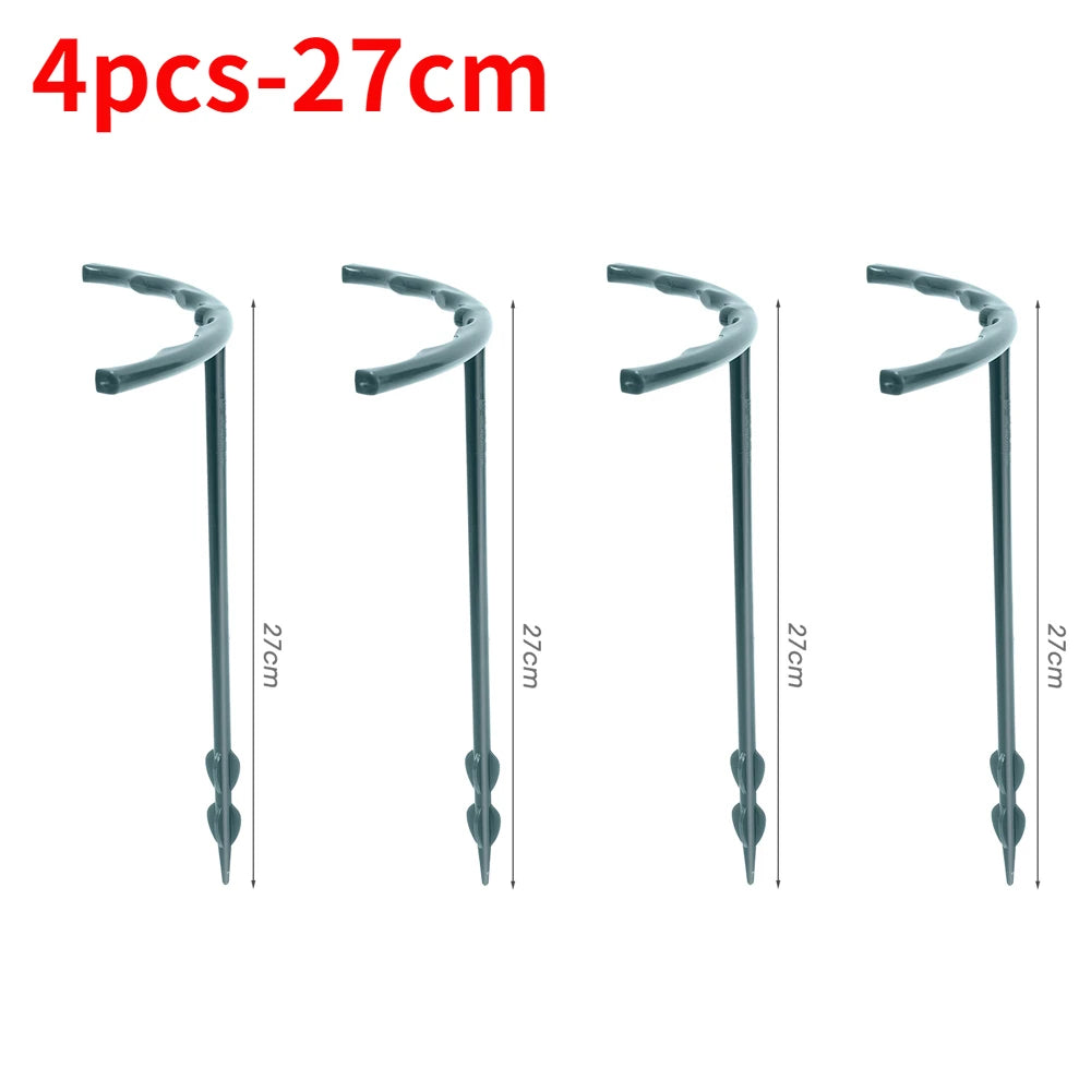 Garden Plant Support Cage Plie Flower Stand Holder Plastic Semicircle Greenhouse Orchard Fixing Rod Gardening Bonsai Tool