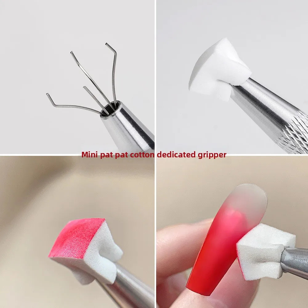 Sponge Gradient Nail Art Stamper Tools Gel Polish Gradient Sponge Brush Glitter Powder Dotting Pen For Manicure Tools
