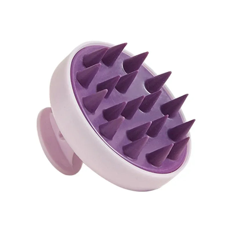 New Silicone Shampoo Brush Head Scalp Massage Comb Cleaning Hair Comb Body Massage Brush Bath Shower Brush Salon Hairdressing