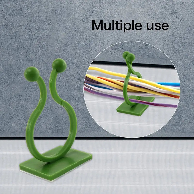 Invisible Wall Rattan Clamp Plant Climbing Wall Self-Adhesive Fixator Self-Adhesive Hook Plant Bracket Sticky Hook Plant Support