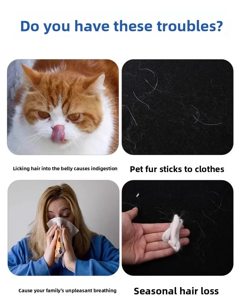 1/2PCS Gentle Pet Deshedding Glove 2-in-1 Bath Brush Massager Soft Silicone Tips for Dogs And Cats During Grooming Washing