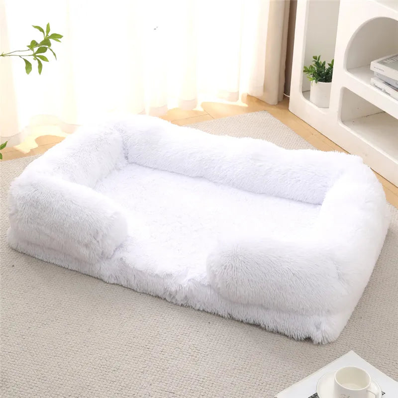 Luxury Winter Warm Large Dog Sofa Bed Dog Kneel Cat Mats House Cushion Pet Sleeping Sofa Beds Mat for Large and Small Dog
