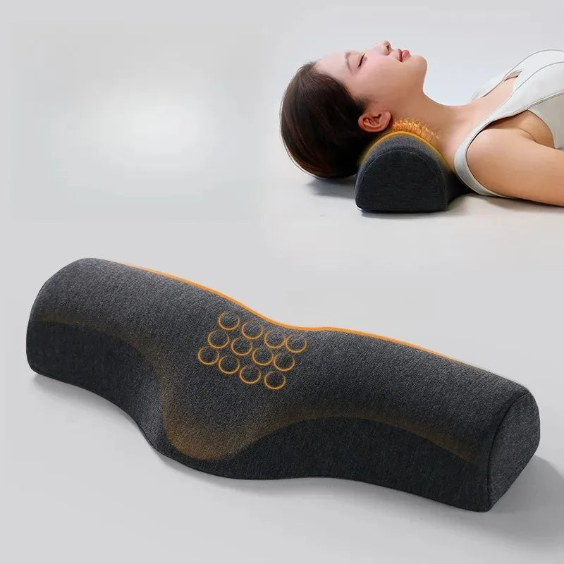 Orthopedic Memory Foam Pillow for Neck Pain Relief Cervical Support & Breathable Sleep - Contour Design Single Sleeper Pillow