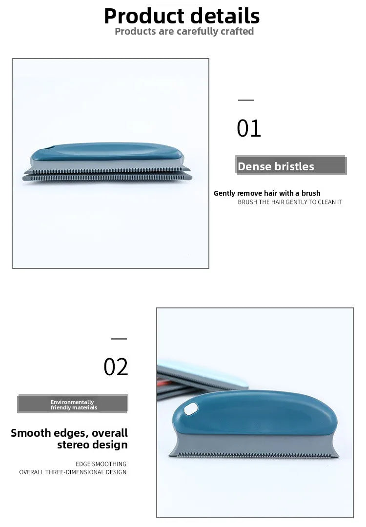 Dog Cat Hair Remover Pet Hair Remover Brush Efficient Pet Hair Detailer For Cars Furniture Carpets Clothes Pet Beds Chairs