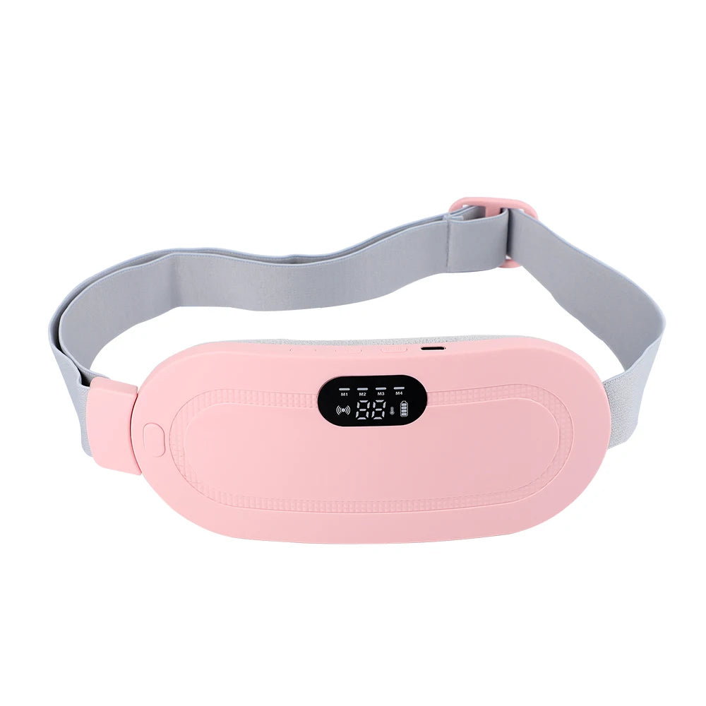 Uterine Warm Belt Warm Uterus Instrument Hot Compression Vibration Belt Abdomen Waist Stomach Warming USB Charging