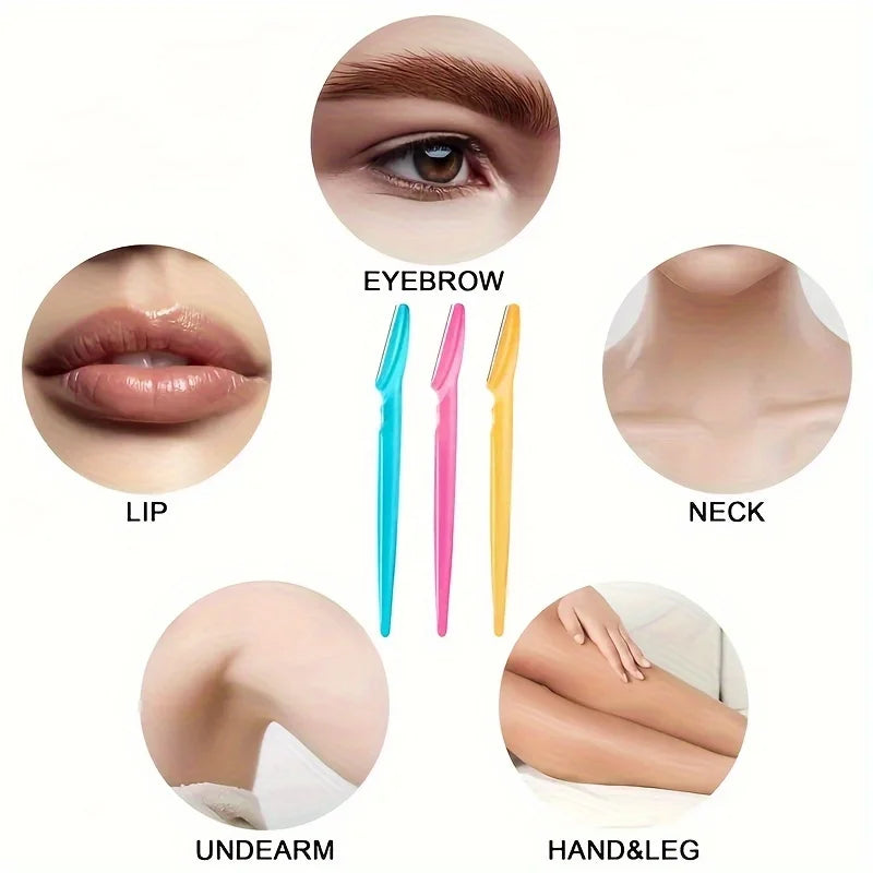 Eyebrow Trimmer Blade Women Face Shaver Portable Eye Brow Epilation Hair Removal Cutters Safety Knife Makeup Scraper