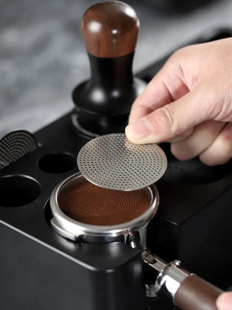 51/53/58mm Reusable Coffee Puck Screen 304 Stainless steel Double Layer Coffee Filter Fine Mesh Professional Espresso Accessory