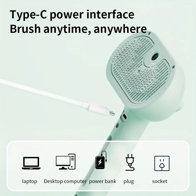 Steam Spray Grooming Brush Unique Steam Brush for Dogs Luxury Grooming Brush Dog Steam Brush Cat Supplies  Grooming