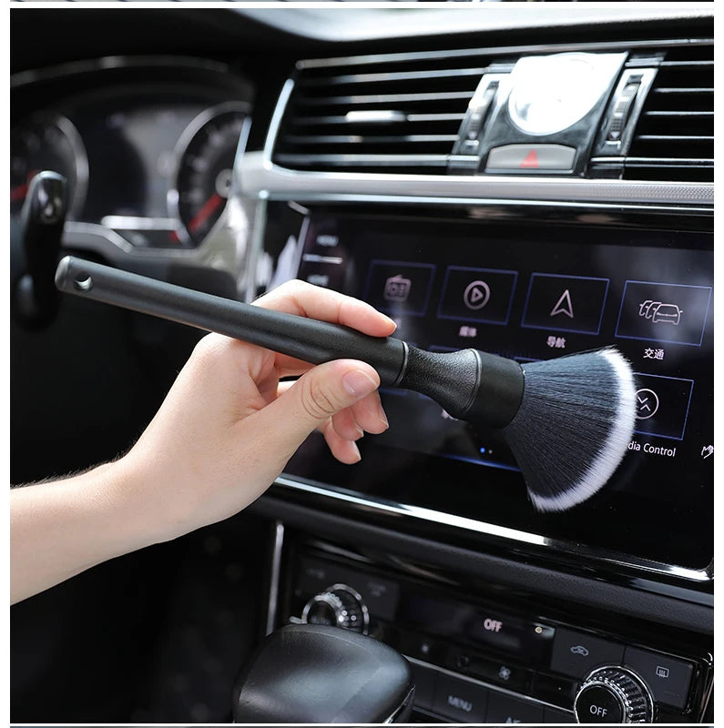 Car Air Outlet Cleaning Brush Dashboard Air Conditioner Detailing Dust Sweeping Tools Auto Interior Home Duster Brushes