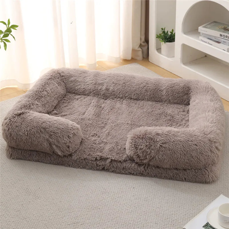 Luxury Winter Warm Large Dog Sofa Bed Dog Kneel Cat Mats House Cushion Pet Sleeping Sofa Beds Mat for Large and Small Dog