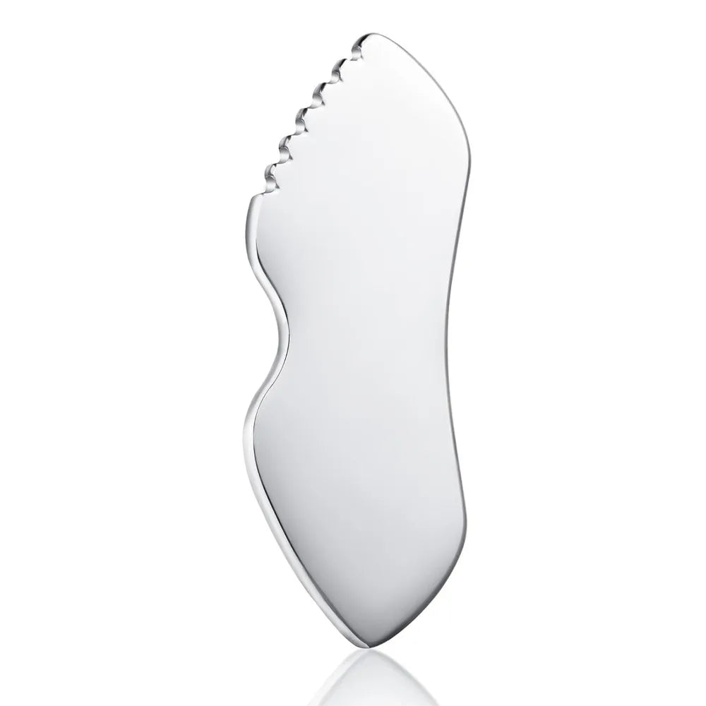 Stainless Steel Gua Sha Facial Tools Metal Detail Gua Sha Stone Body Massager Face Guasha Face Sculpting Tool Skin Care