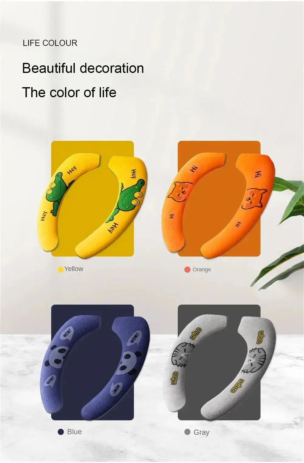1 Pair Paste Toilet Seat Cover Cartoon Waterproof Reusable Soft Bathroom Toilet Seat Pad Cute Thick Sticky Closes Tool Seat Mat