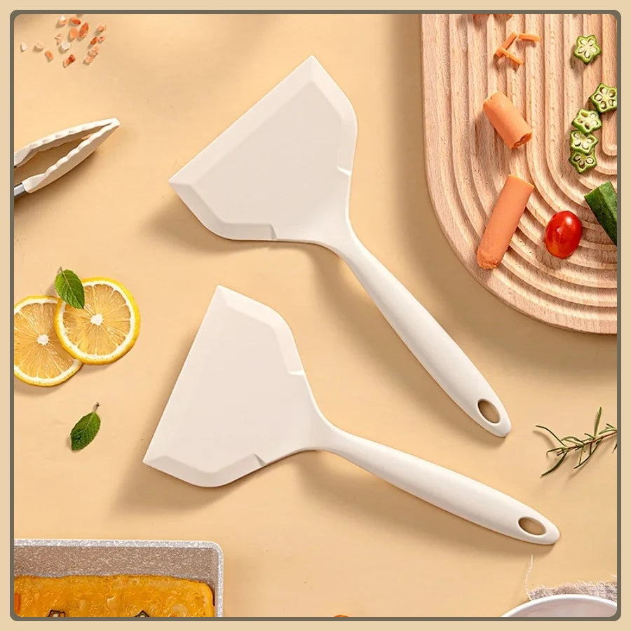 Silicone Heat resistant spatula household food grade non-stick Frying pan sushi steak fish pancake baking Scoop Kitchen Tool