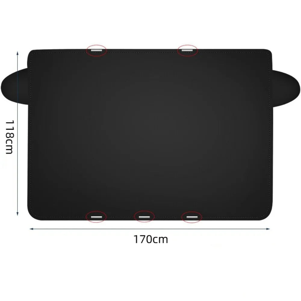 4 Seasons - Car Magnetic Snow Shield Winter Front Windshield Cover Anti-frost Sun Protection Half Car Cover Insulated sunshade