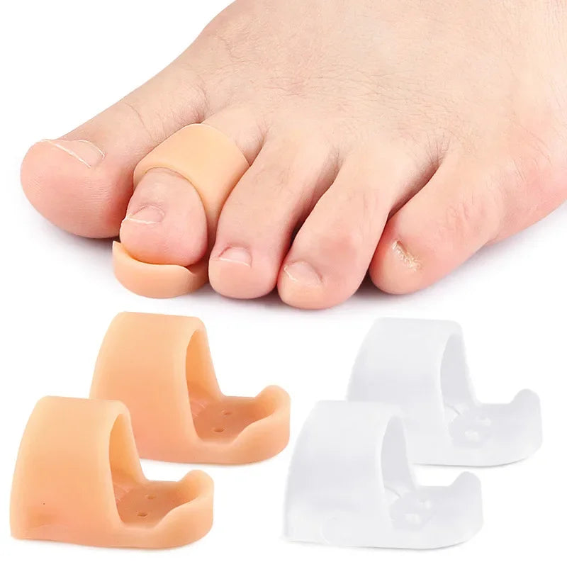 2Pcs Hammer Toe Corrector Hammertoe Straightener for Curled Crooked Bent Claw Toes Stop Toe Overlap and Rubbing Foot Care Tool