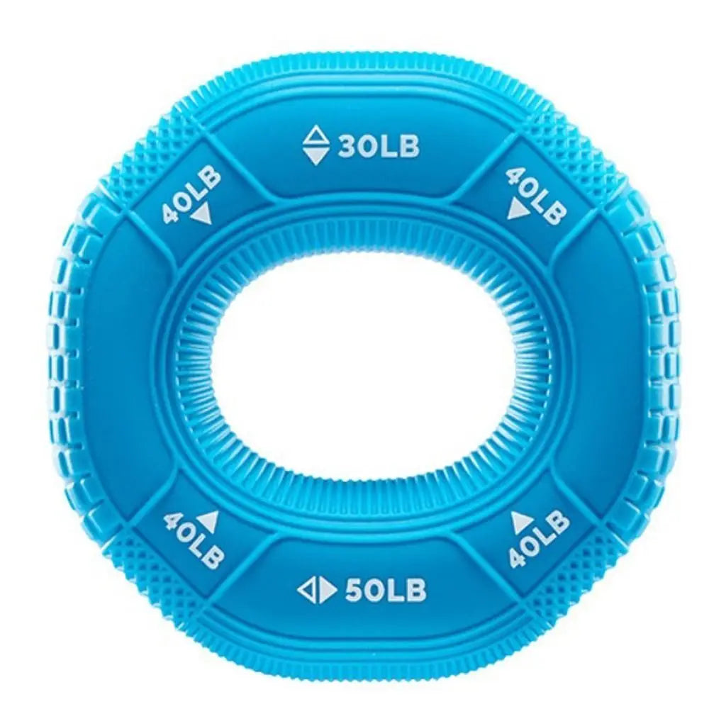 Silicone Adjustable 20-90LB Hand Grip Arm Strength Exercise Gripping Ring Fitness Gym Finger Forearm Trainer Carpal Expander