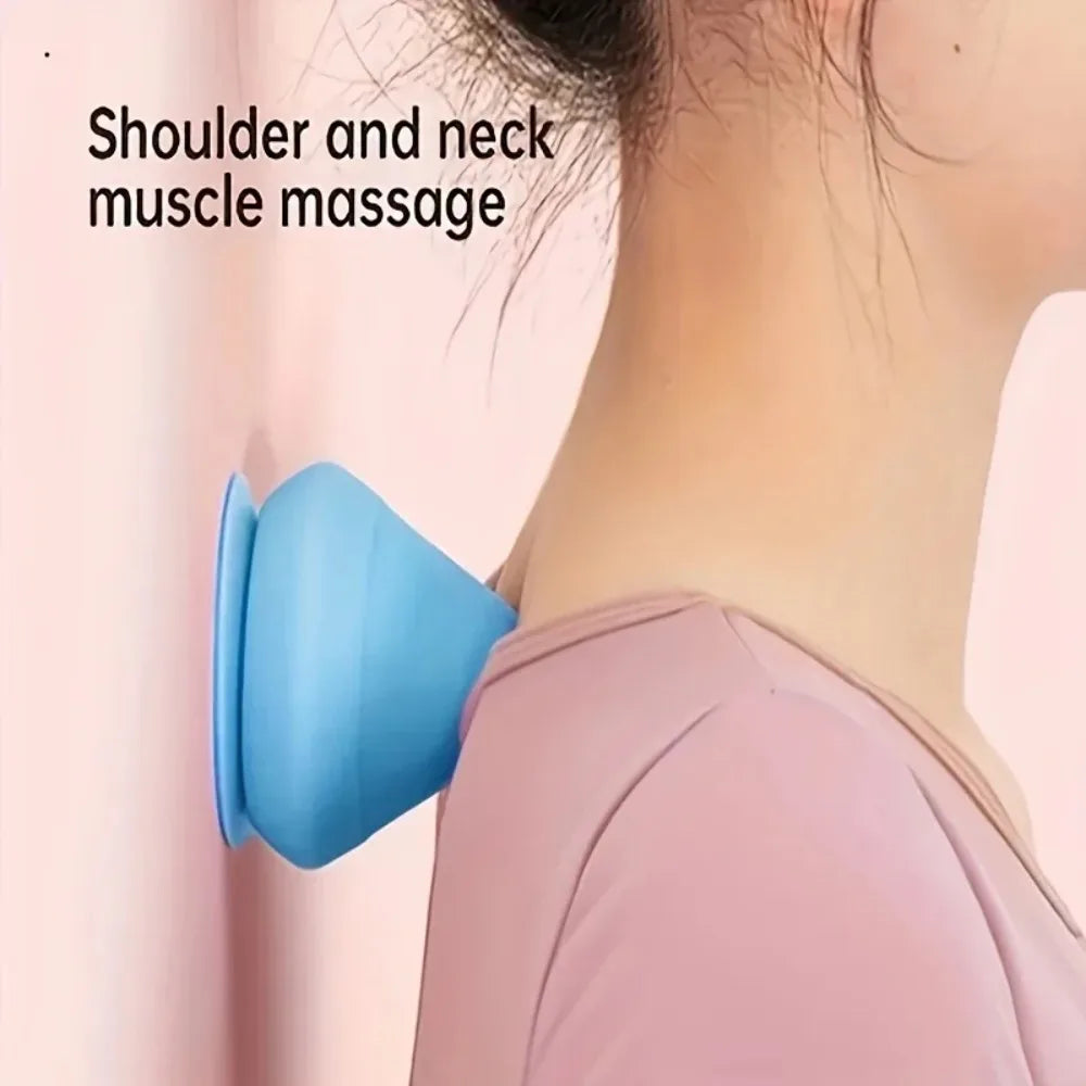 Adsorption Fascia Ball, Massage Cone, Shoulder and Neck, Psoas Muscle Release Tool Neck Whole Body Meridian Points Yoga Ball