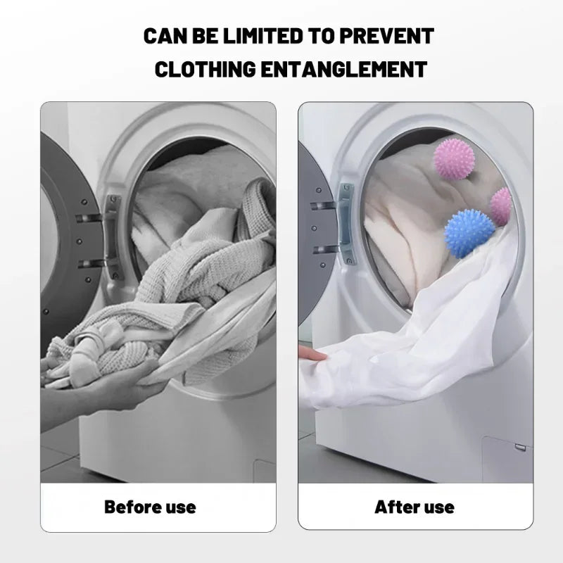 Magic Laundry Ball Reusable PVC Solid Cleaning Ball Household Cleaning Washing Machine Clothes Softener Cleaning Tools