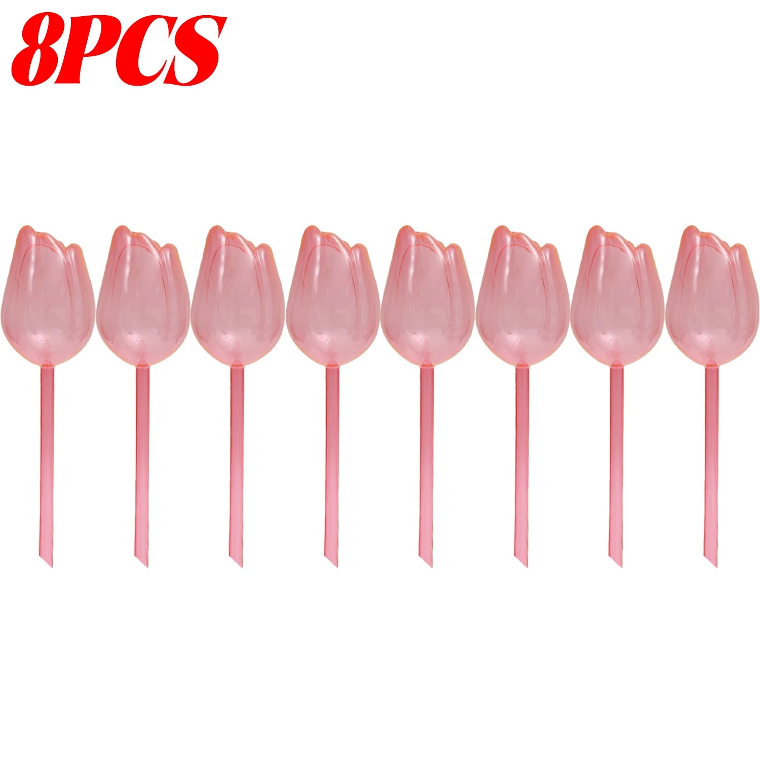 8/1x Tulip-Shaped Watering Globes Effortless Self-Watering Solution for Garden Indoor Outdoor Plants Irrigation of Potted Plants