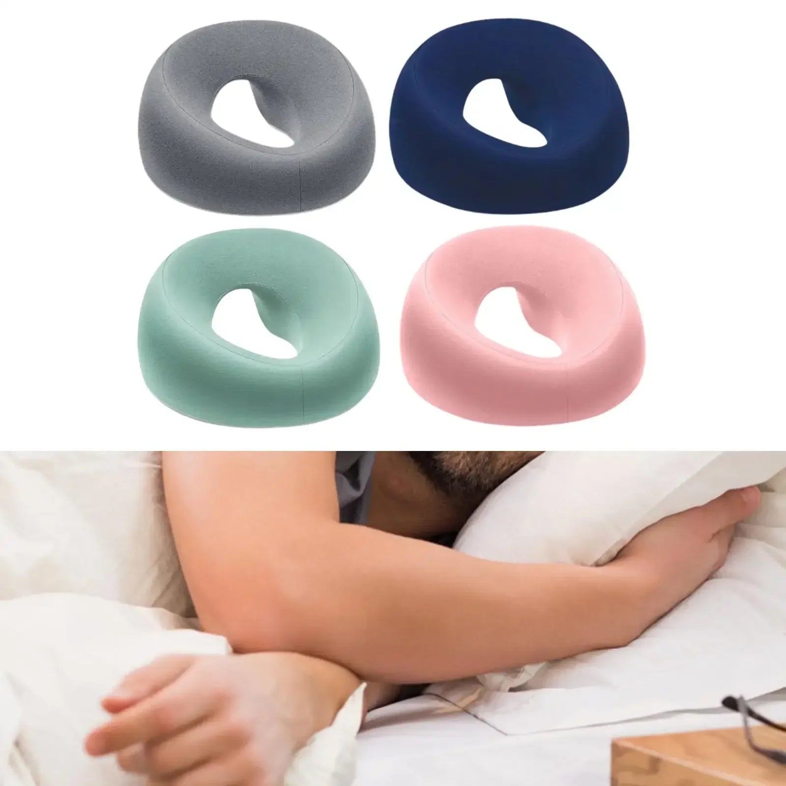 Face Down Pillow Desk Nap Pillow Prone Resting Comfort Memory Foam Ergonomics Home Massage Headrest for Beauty Salon