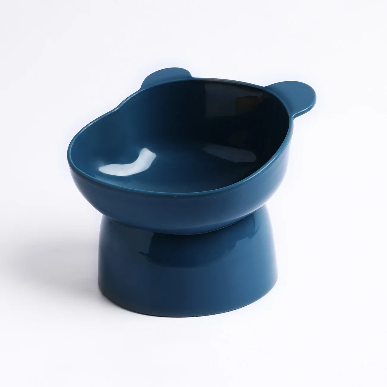 New Elevated Cat Bowls Stress Free Feeder and Waterer with Base Anti-Vomiting Tilted Raised Nonslip No Spill Pet Bowls