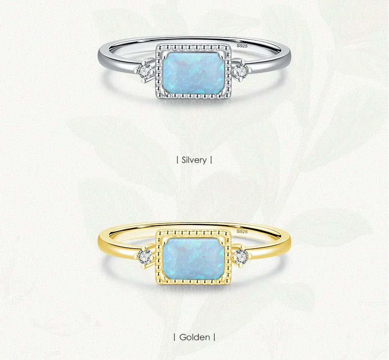MODIAN Real 925 Sterling Silver Fantastic Natural Opals Finger Rings For Women Wedding Anniversary Jewelry Fine Accessories Anel