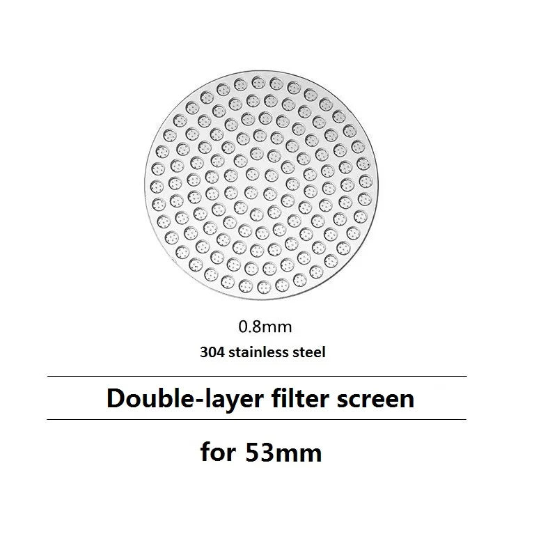 51/53/58mm Reusable Coffee Puck Screen 304 Stainless steel Double Layer Coffee Filter Fine Mesh Professional Espresso Accessory
