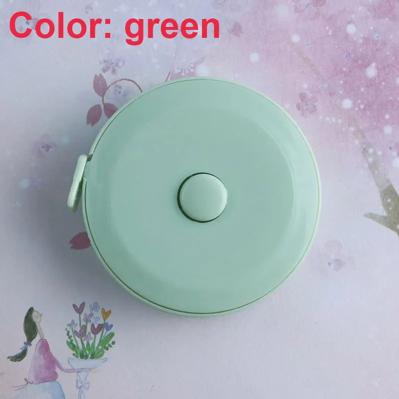 1.5/2Meters Mini Sewing Measure Tape Retractable Measuring Tape Fabric and Cloth Measure Tape for Sewing DIY Craft Cloth Tools