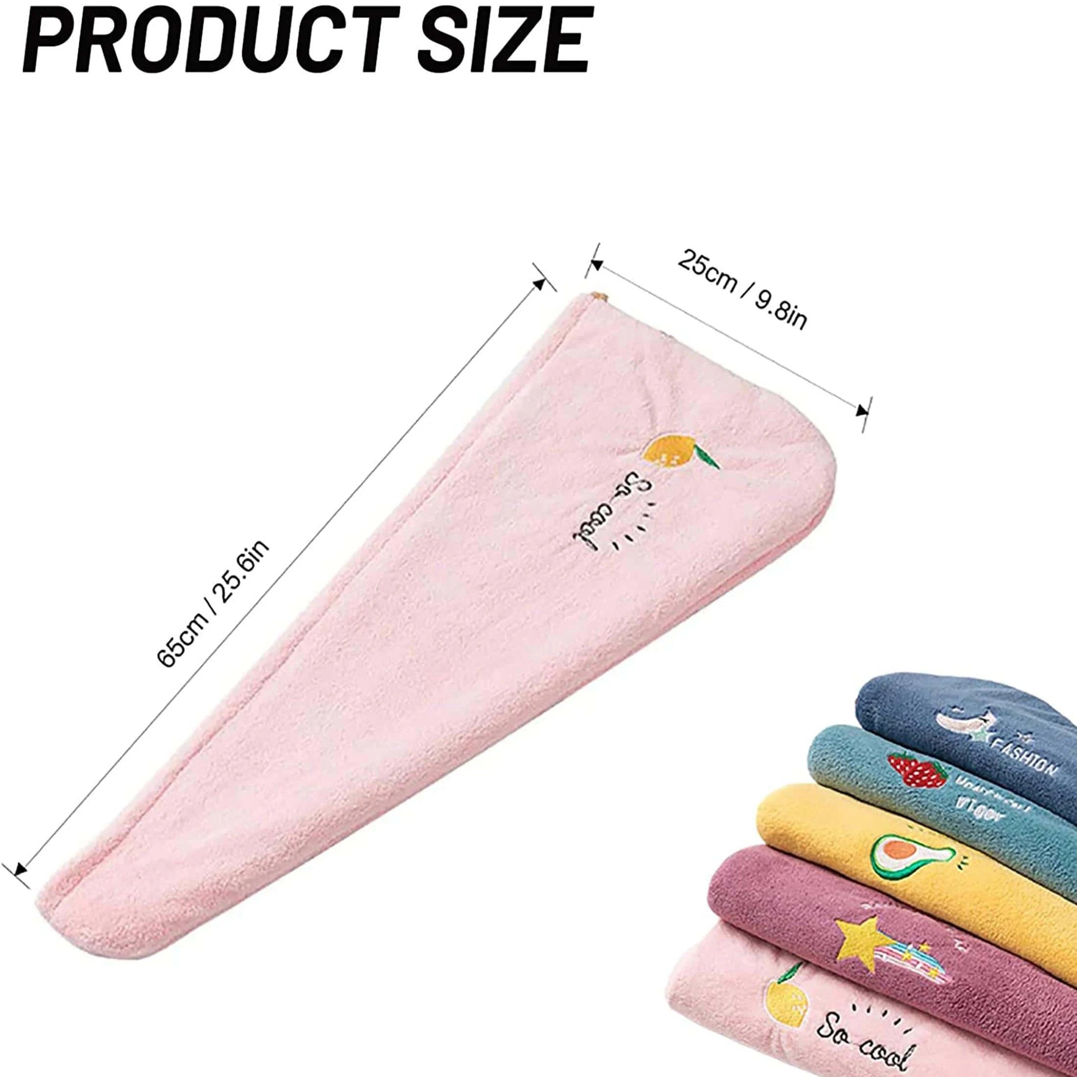 Dry Hair Cap Bath Cap with Water Absorption Fast Dry Hair Towel Being Soft without Falling Hair Super Strong Water Absorption