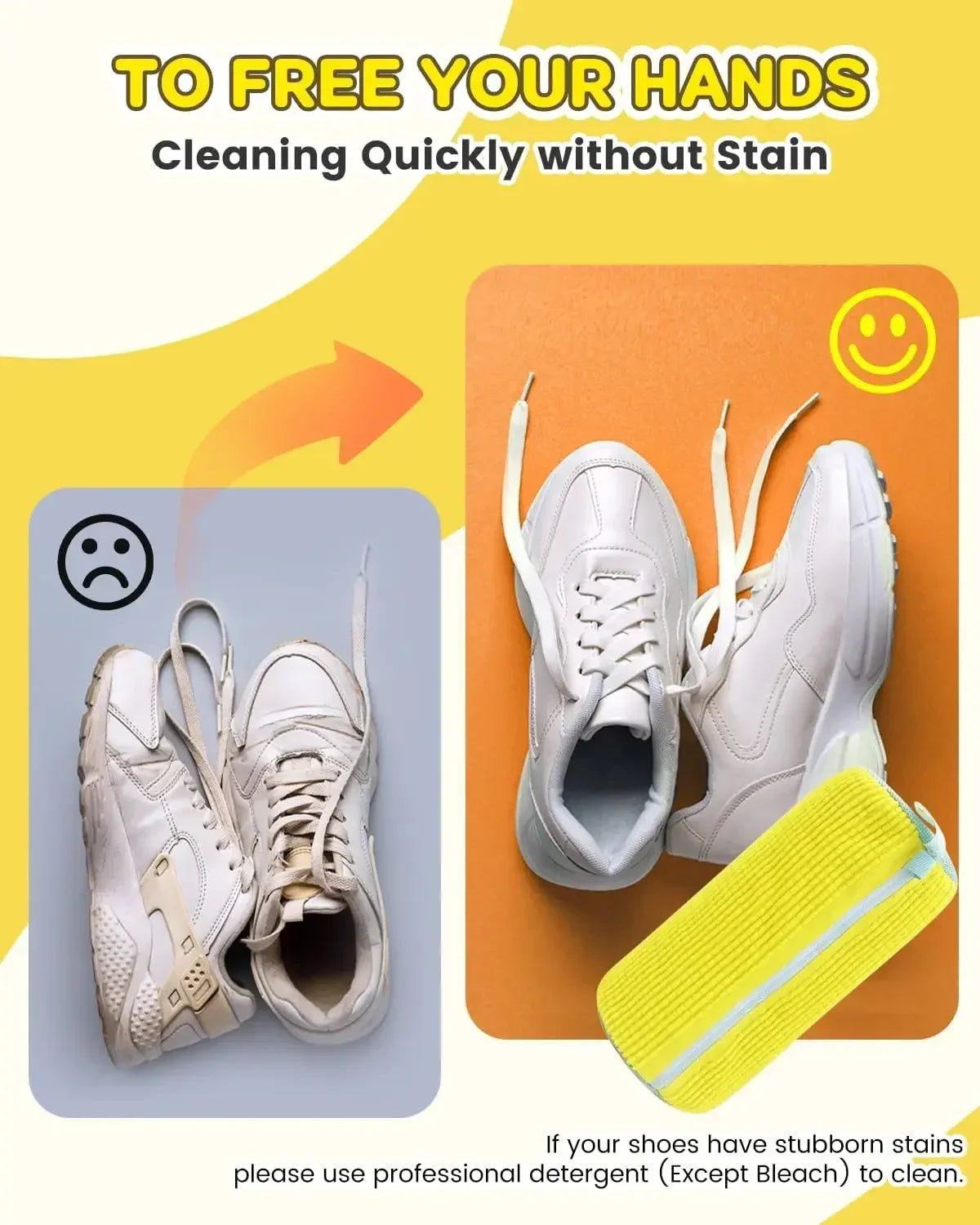 Washable Shoe Washing & Drying Bag with Soft Fiber - Durable Polyester Laundry Protector for Shoes laundry organizer