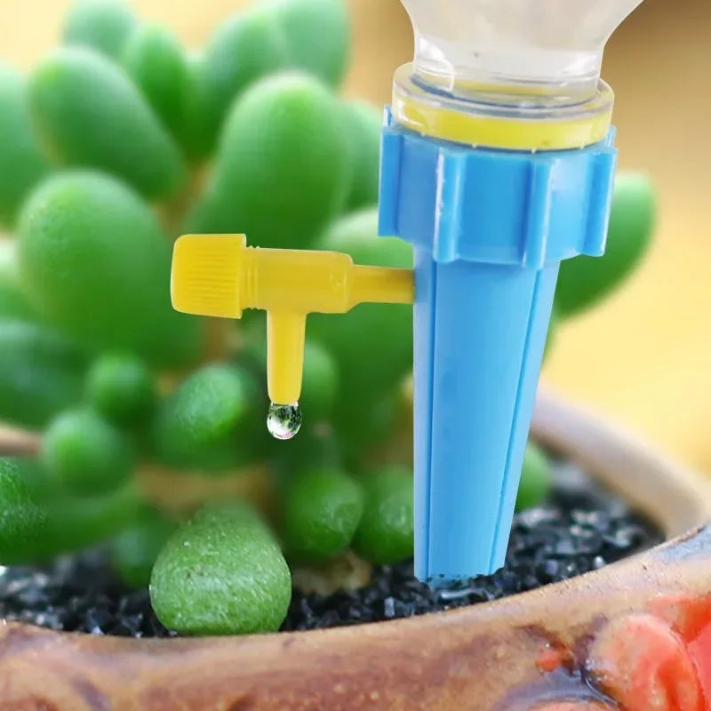 Automatic Watering Drip Kits Self Watering Spike For Flower Plants Adjustable Auto Water Dripper Device Garden Supplies