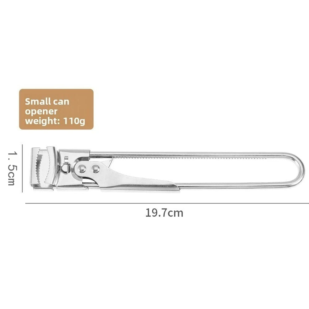 Best Can Opener and Bottle Opener Adjustable Multi-Function Stainless Steel Can Opener Jar Lid Clip Manual Kitchen Accessories