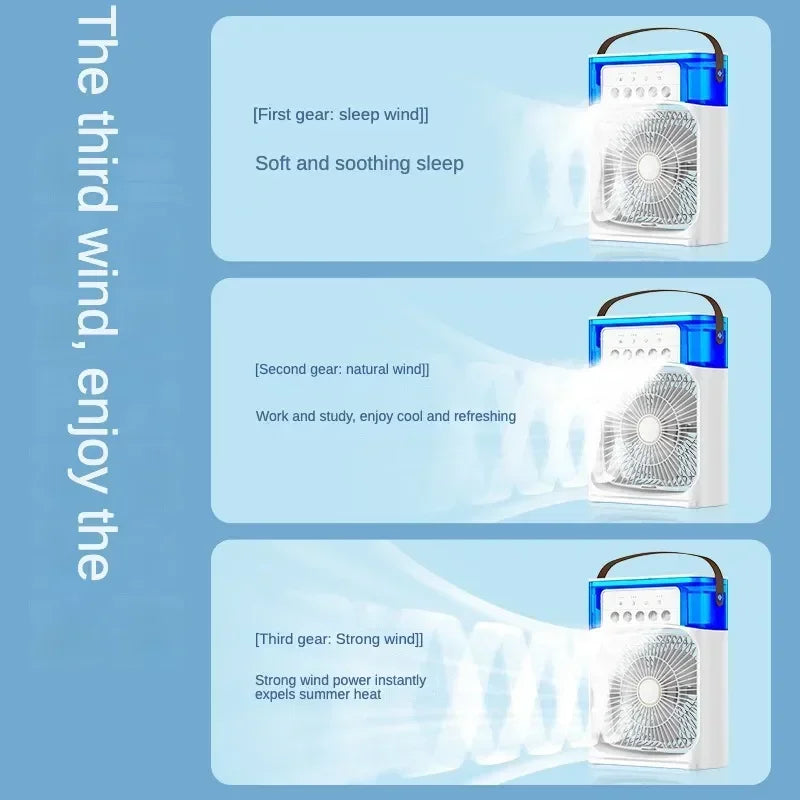 Portable Humidifier  Fan AIr Conditioner Household Small Air Cooler
