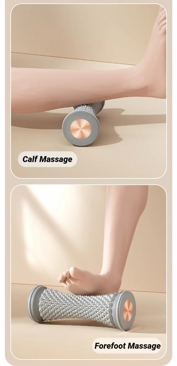 Foot Massager Massage Roller Yoga Massage Ball Plantar Fascia Roller Muscle Relaxation Care Plastic Manual Foot Massager Rollers