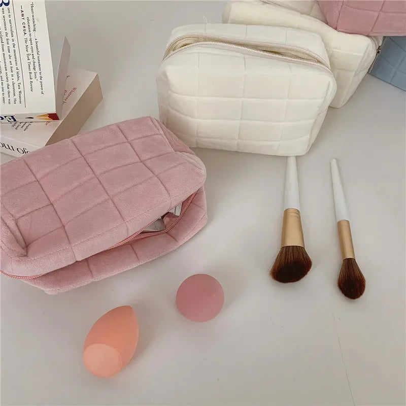 Simple Makeup Bag Pillow Pen Bag High Appearance Level WOMEN'S Large Capacity Pillow Bag Portable Storage Bags Makeup Pouch
