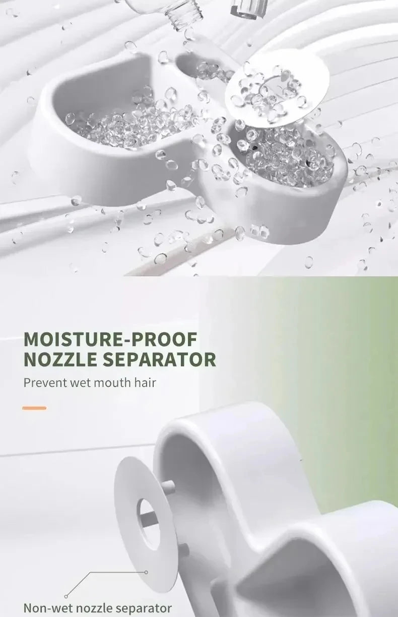 Automatic Drinking Water Pet Bowl with Love - Moisture-Proof Cat Bowl and Dog Basin Dual-Purpose - Multi-Functional Drinking