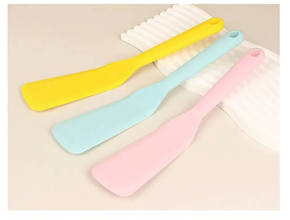 Baking Tools 7 Color Silicone Frying Shovel Non-stick Surface Kitchen Pancake Fried Egg Transfer Shovel Steak Shovel Kitchen