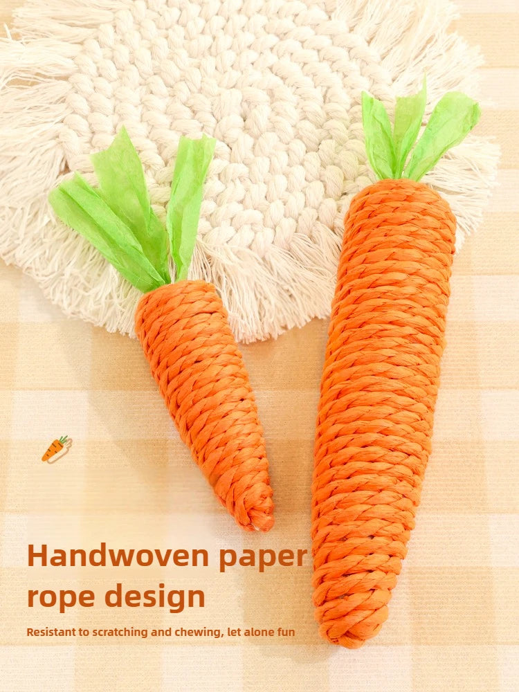 Cat toy carrot grinding stick tear resistant scratch resistant self entertaining toy suitable for cats to play with