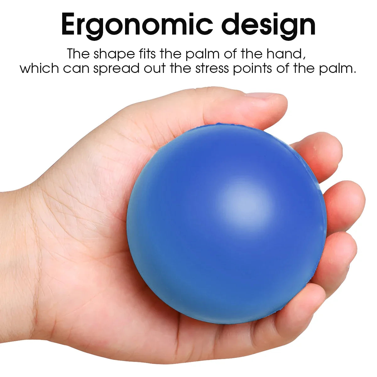Thumb Exercise Gear Round Shape Finger Exerciser Ball Forearm Ergonomic Wrist Exercise Ball Grip Trainer Hand Dexterity