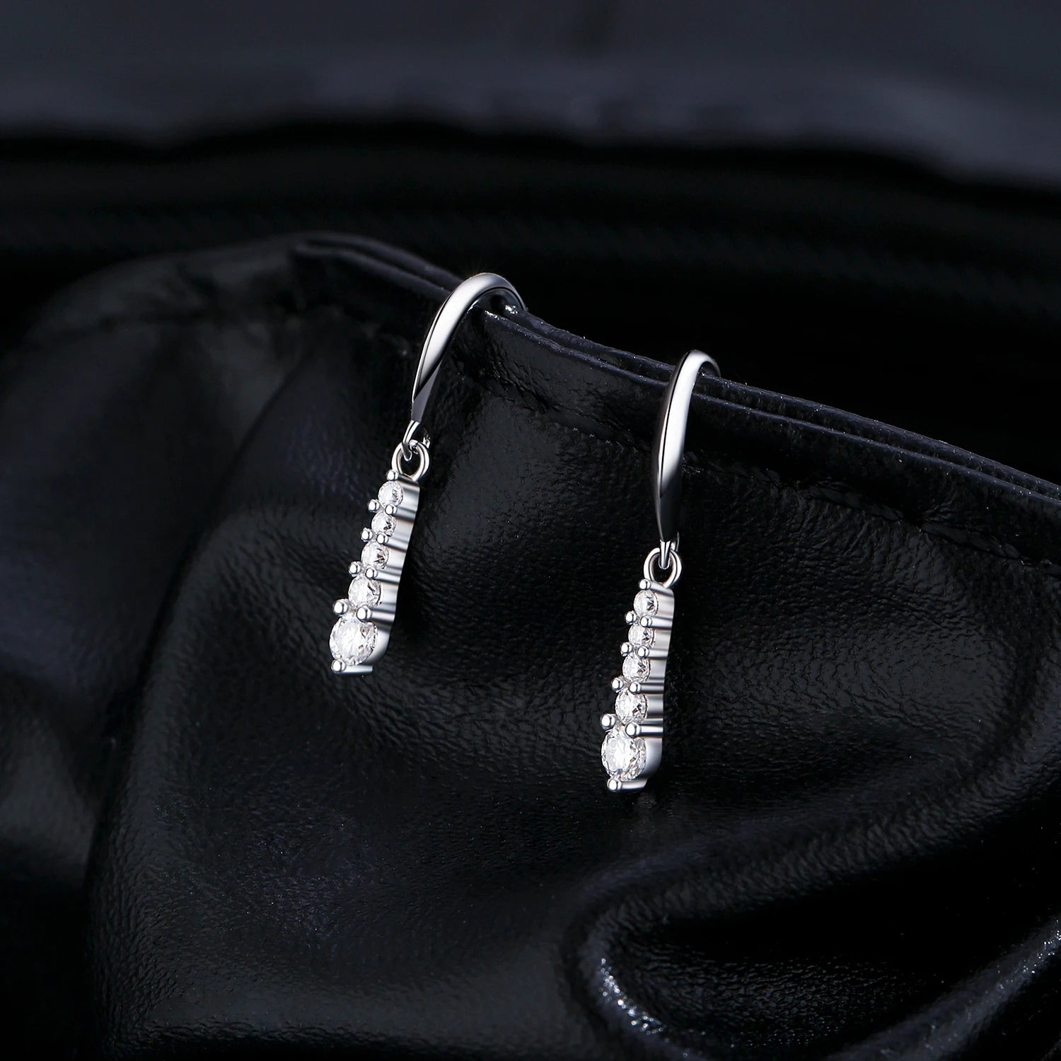 MODIAN D Color Moissanite Dangle Dangle 925 Sterling Silver Fashion Dazzling Fashion Water Drop Earrings For Women Fine Jewelry