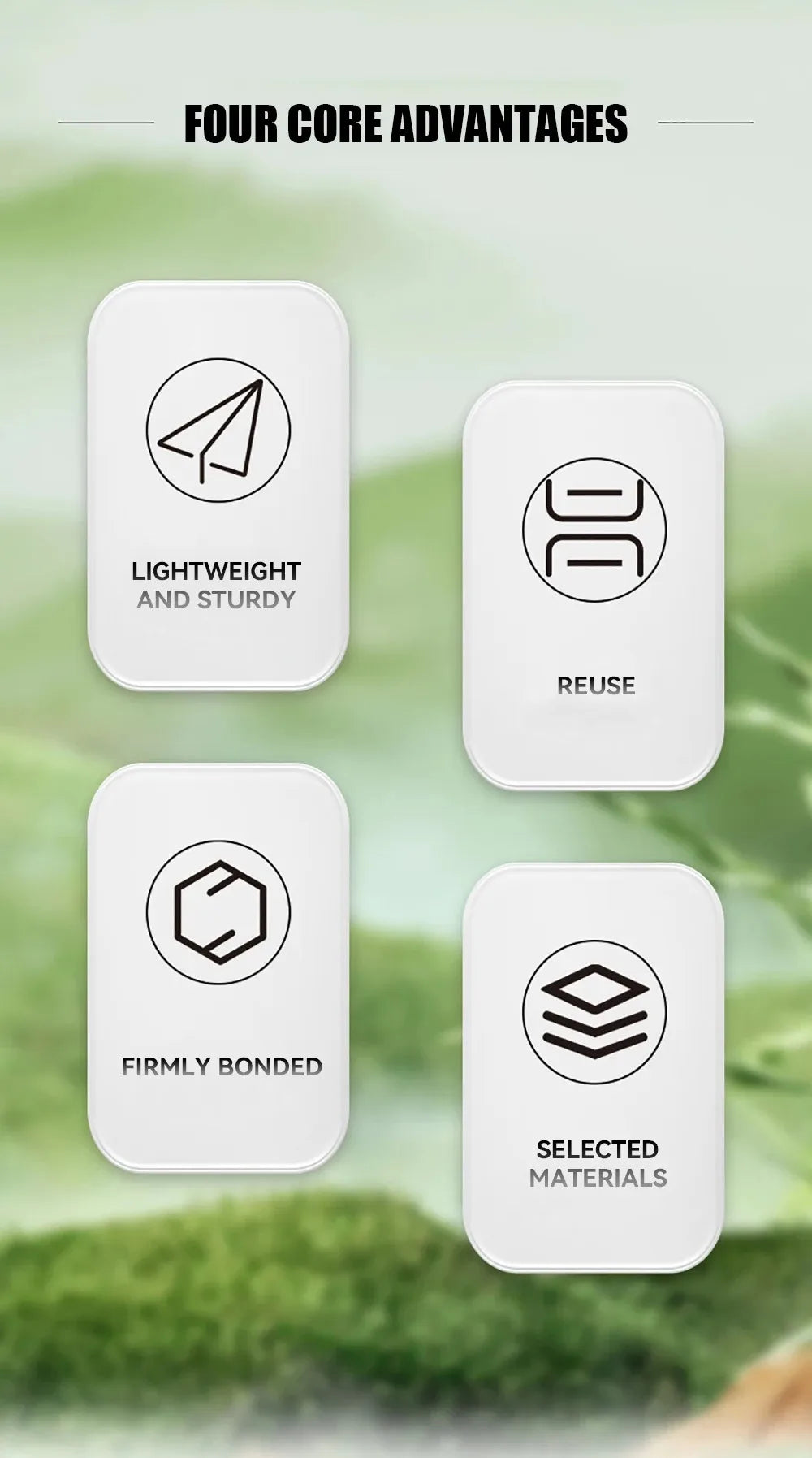 Tutors for Plants Self-adhesive Plant Nylon Cable Tying Climbing Plant Support Green Fastener Tape Reusable Care Garden Supplies