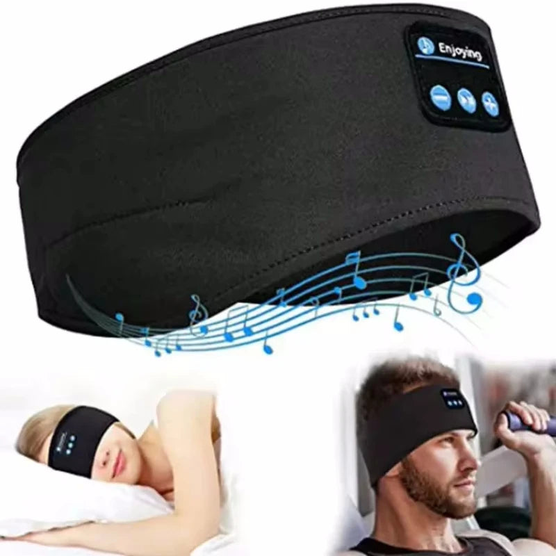 Bluetooth Earphones Sports Sleeping Headband Elastic Wireless Headphones Music Eye Mask Wireless Bluetooth Headset Headband