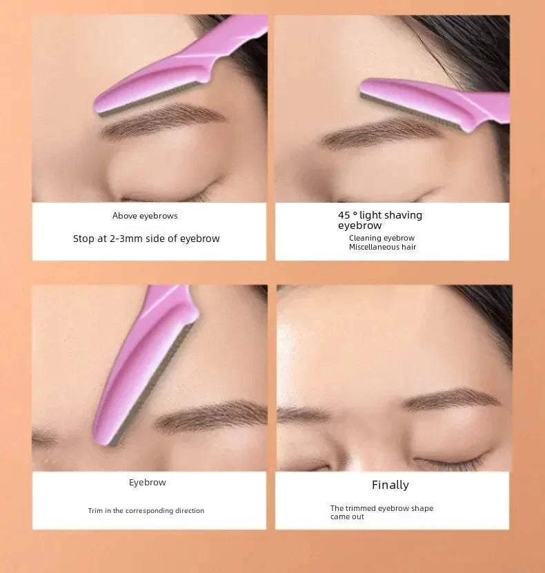 Eyebrow Trimmer Blade Women Face Shaver Portable Eye Brow Epilation Hair Removal Cutters Safety Knife Makeup Scraper
