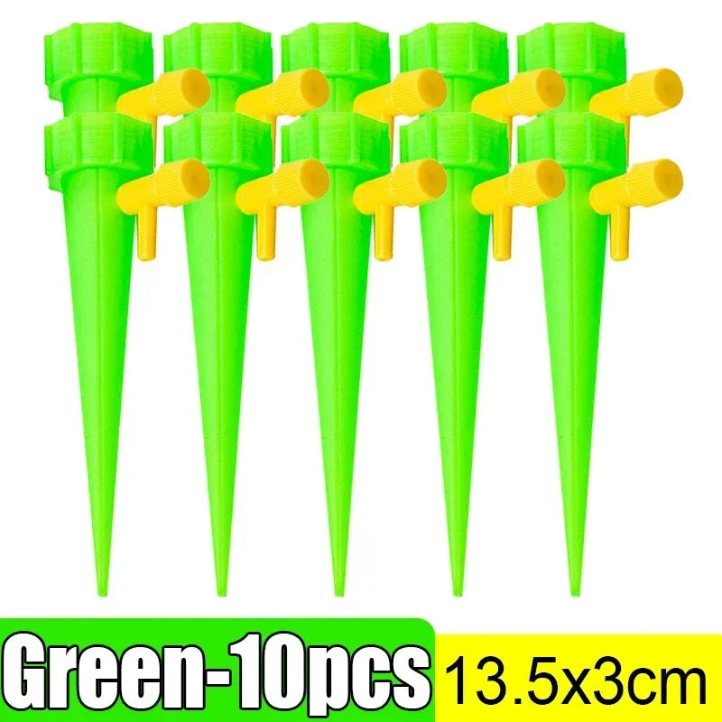 Automatic Watering Drip Kits Self Watering Spike For Flower Plants Adjustable Auto Water Dripper Device Garden Supplies